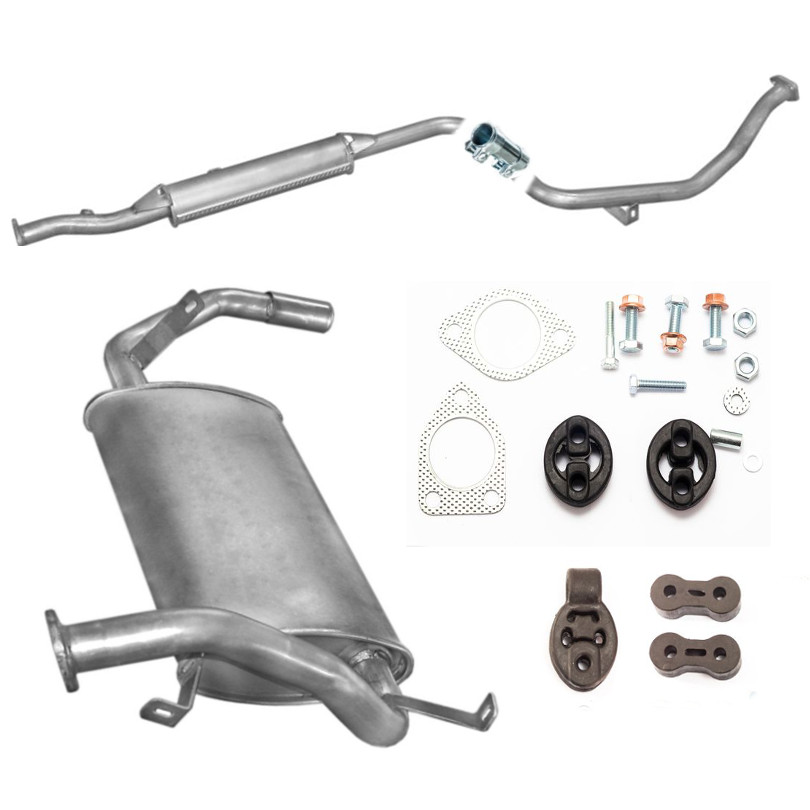 Montagezubehör Endschalldämpfer Mitsubishi Colt 1.3i 12V 1.6i 16V Auspuff
